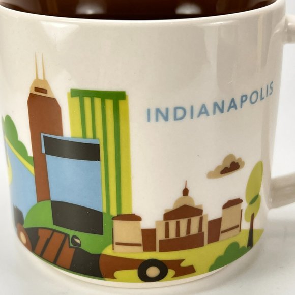 Starbucks You Are Here Indianapolis Coffee Tea Mug Cup 14 oz 2014 - Picture 12 of 14